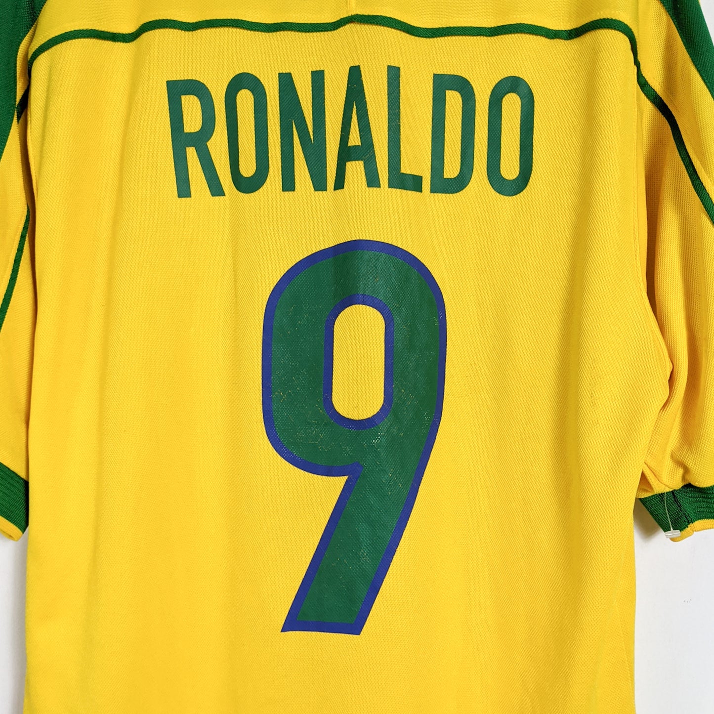 Original Brazil 1998 Home - Ronaldo #9 Size M