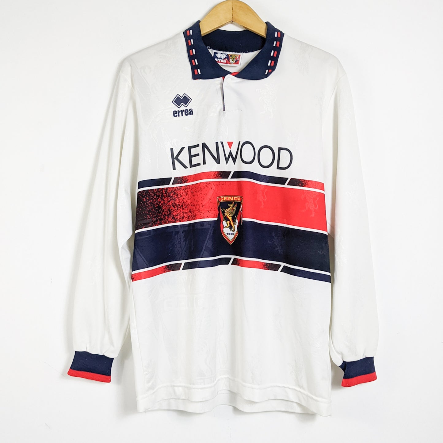 Original Genoa 1994/95 Away - Kazu #11 Size L (Long Sleeve)