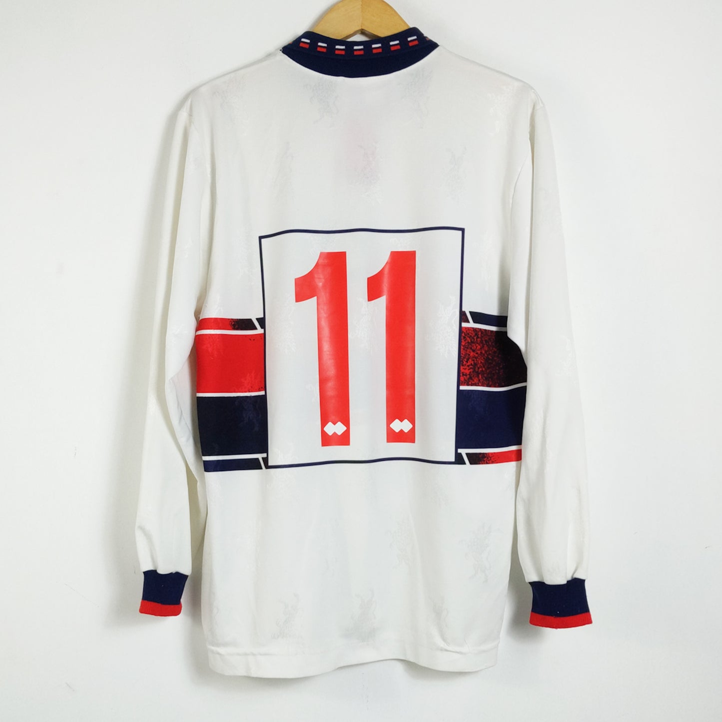 Original Genoa 1994/95 Away - Kazu #11 Size L (Long Sleeve)