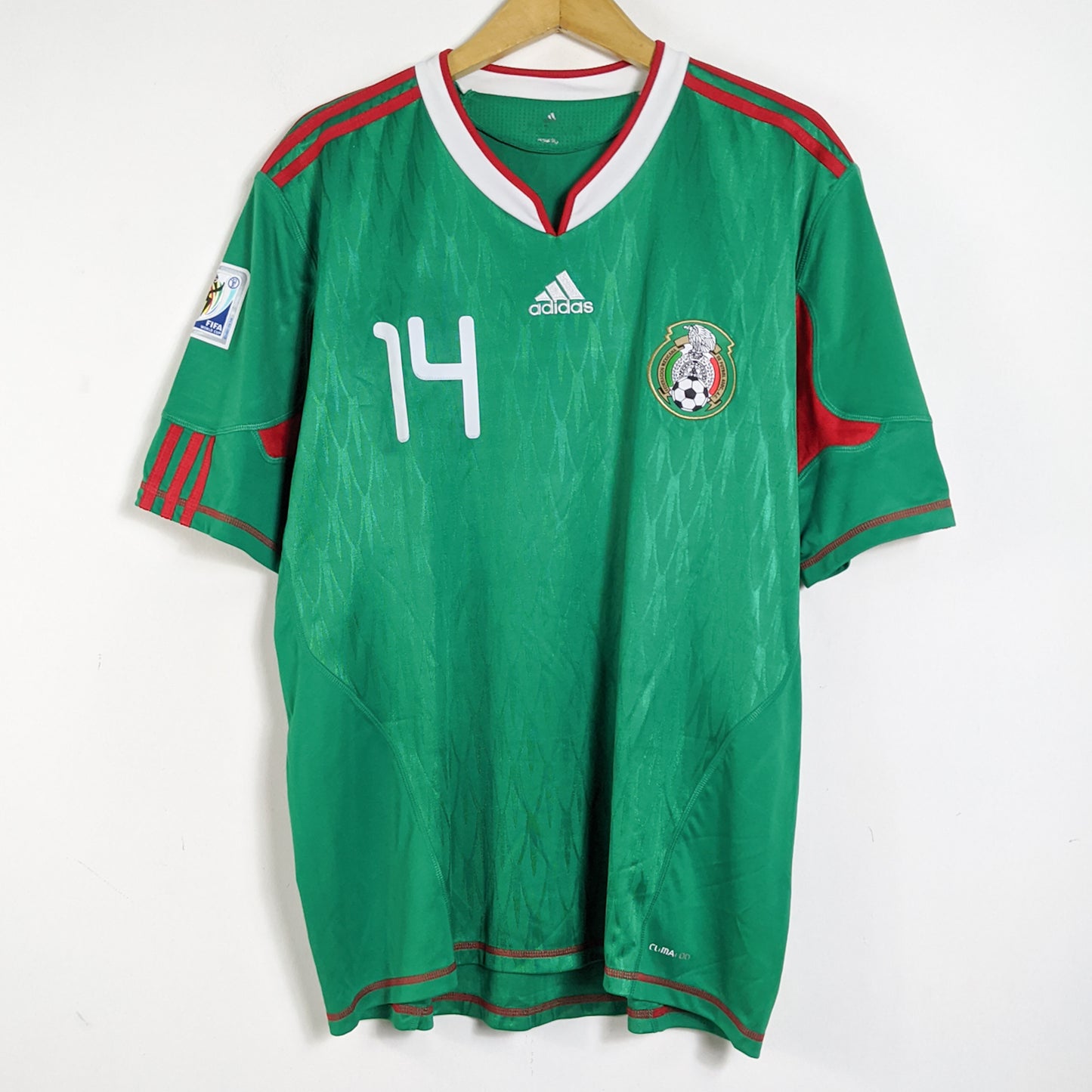 Original Mexico 2010 Home - J.Hernandez #14 Size XL
