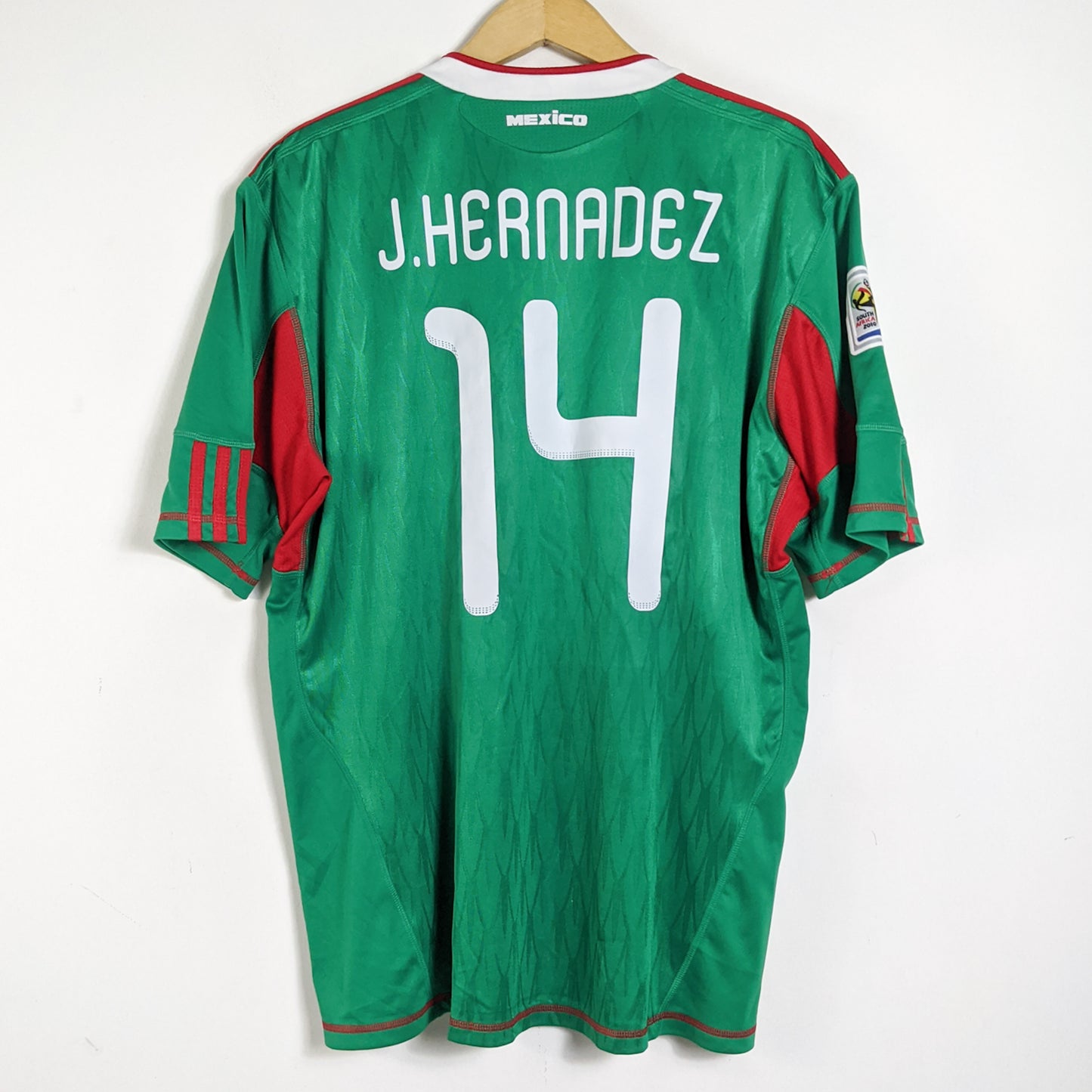 Original Mexico 2010 Home - J.Hernandez #14 Size XL