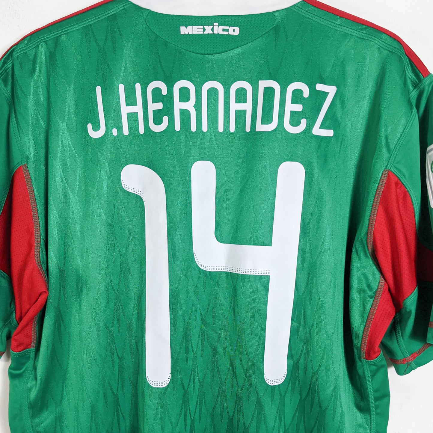 Original Mexico 2010 Home - J.Hernandez #14 Size XL