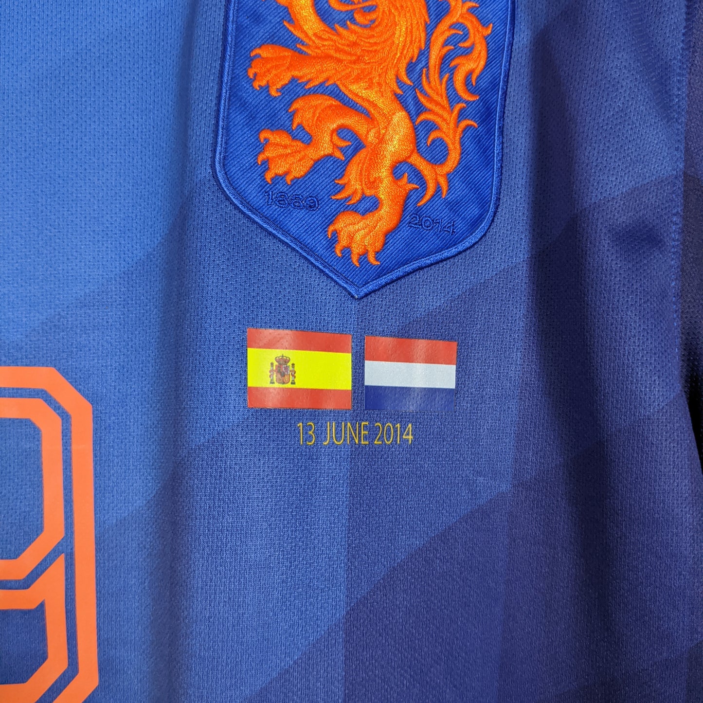 Original Netherlands 2014 Away - Van Persie #9 Size L