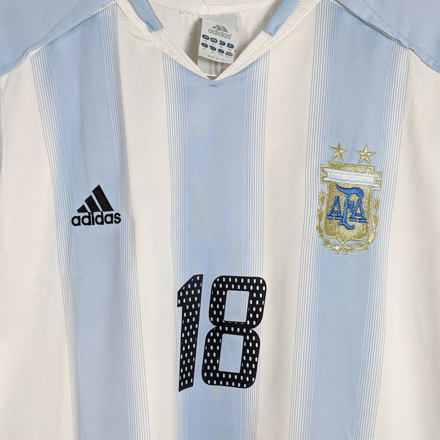 Original Argentina 2004/05 Home - Messi #18 Size XL