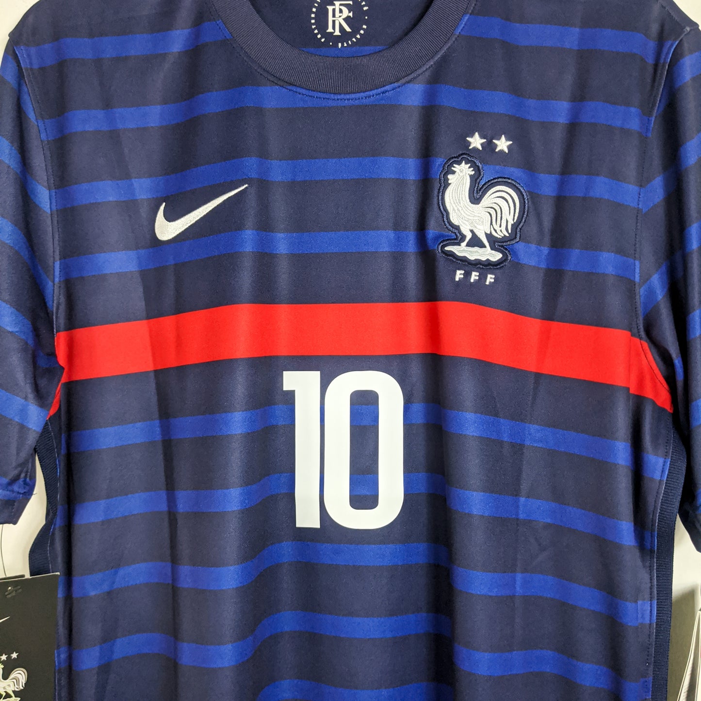 Original France 2020/21 Home - Mbappe #10 Size L (Bnwt)