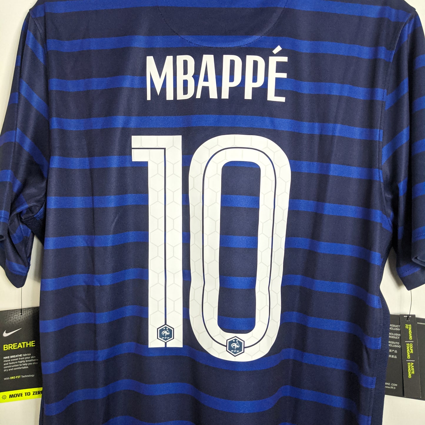 Original France 2020/21 Home - Mbappe #10 Size L (Bnwt)