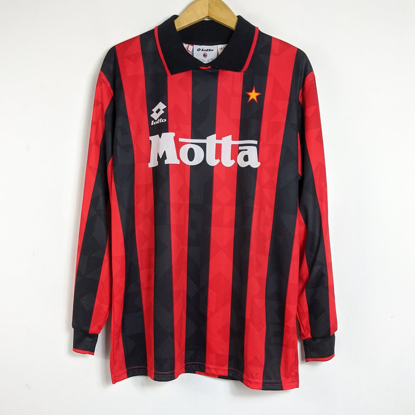 Original AC Milan 1993/94 Home - Maldini #3 Size L (Long Sleeve)