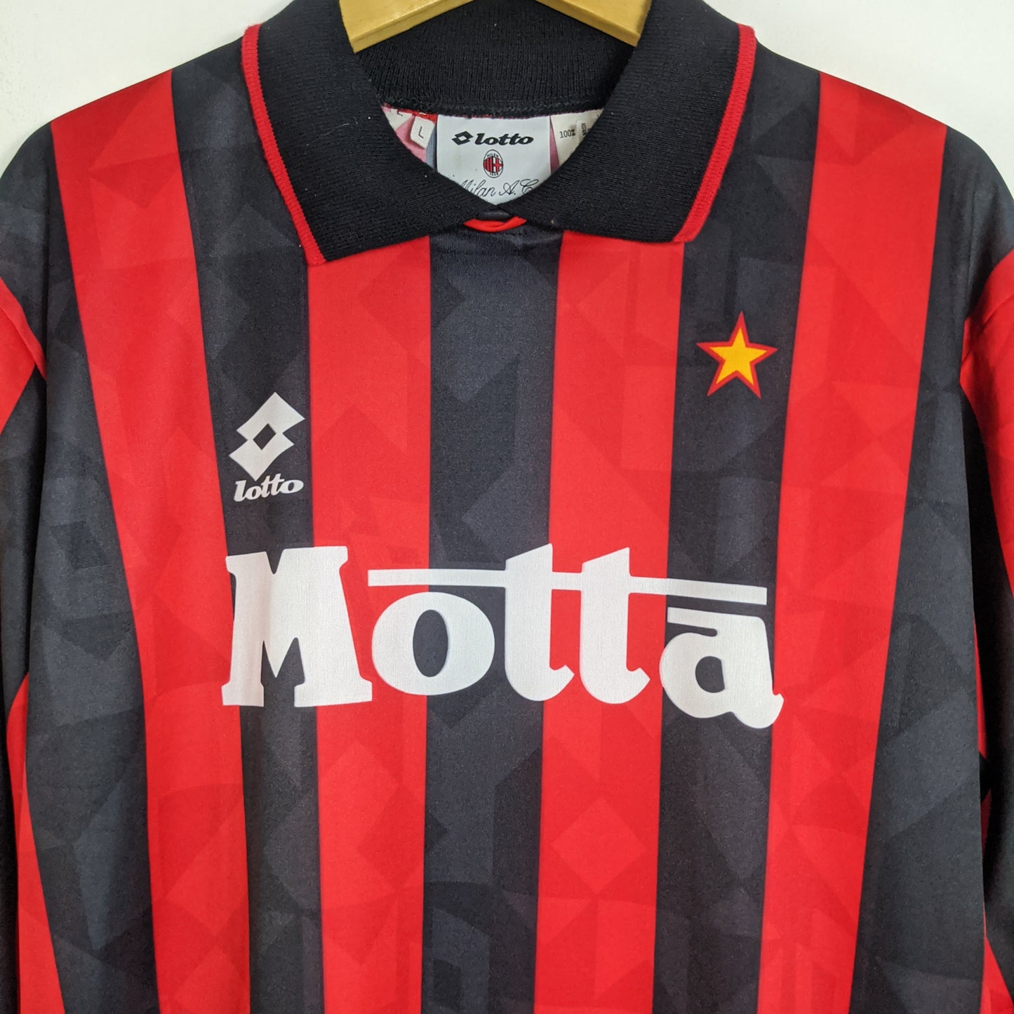 Original AC Milan 1993/94 Home - Maldini #3 Size L (Long Sleeve)