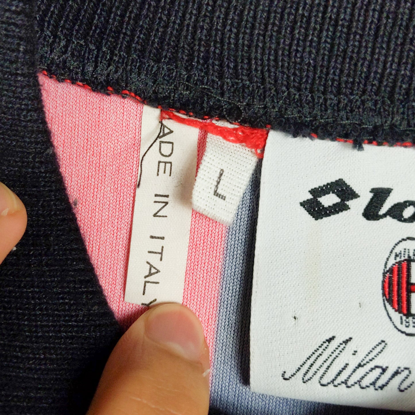 Original AC Milan 1993/94 Home - Maldini #3 Size L (Long Sleeve)
