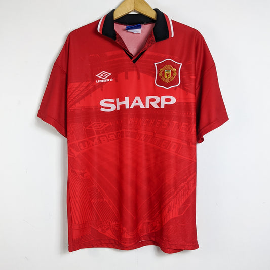 Original Manchester United 1994/96 Home - Keane #16 Size L