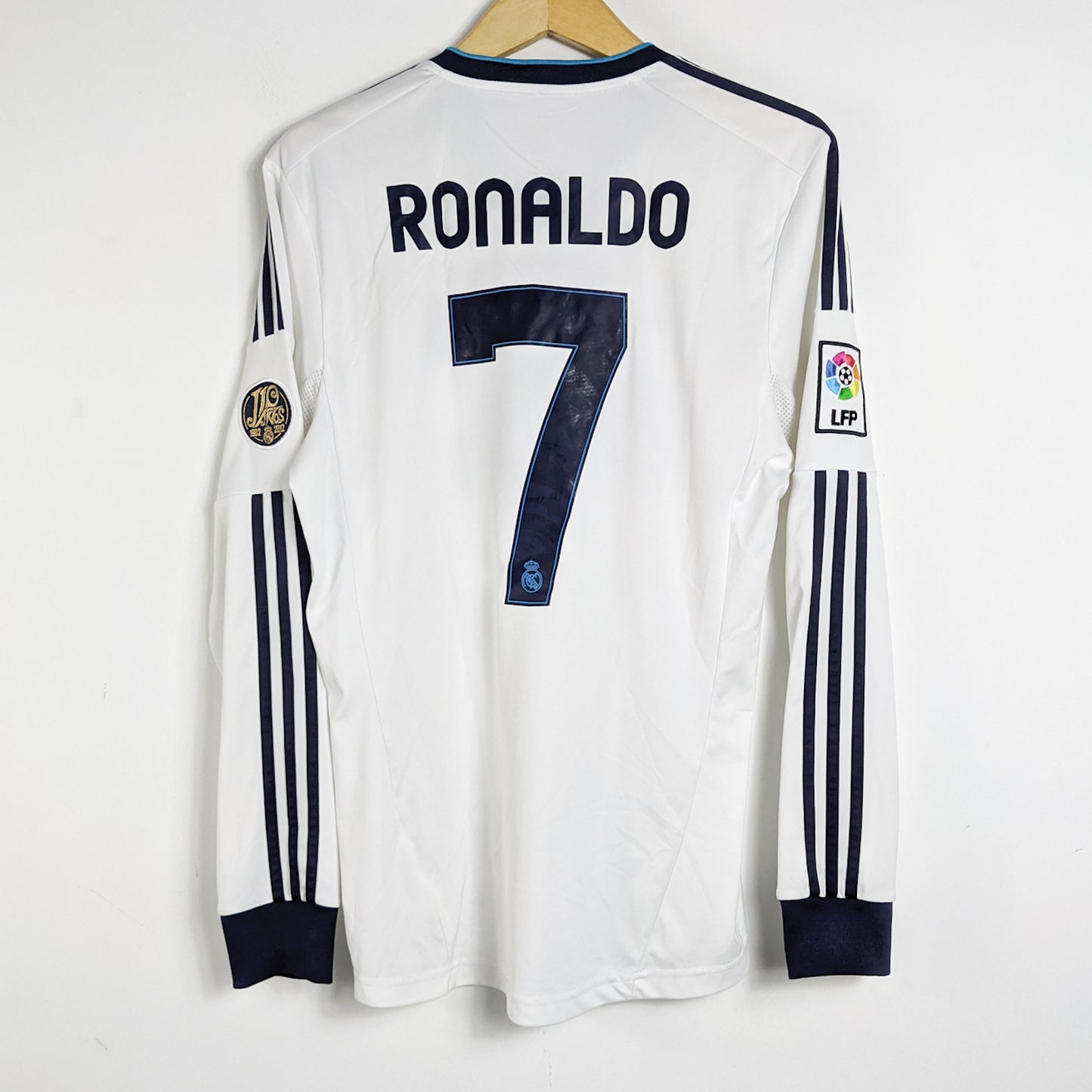 Original Real Madrid 2012/13 Home - Ronaldo #7 Size M (Long Sleeve)