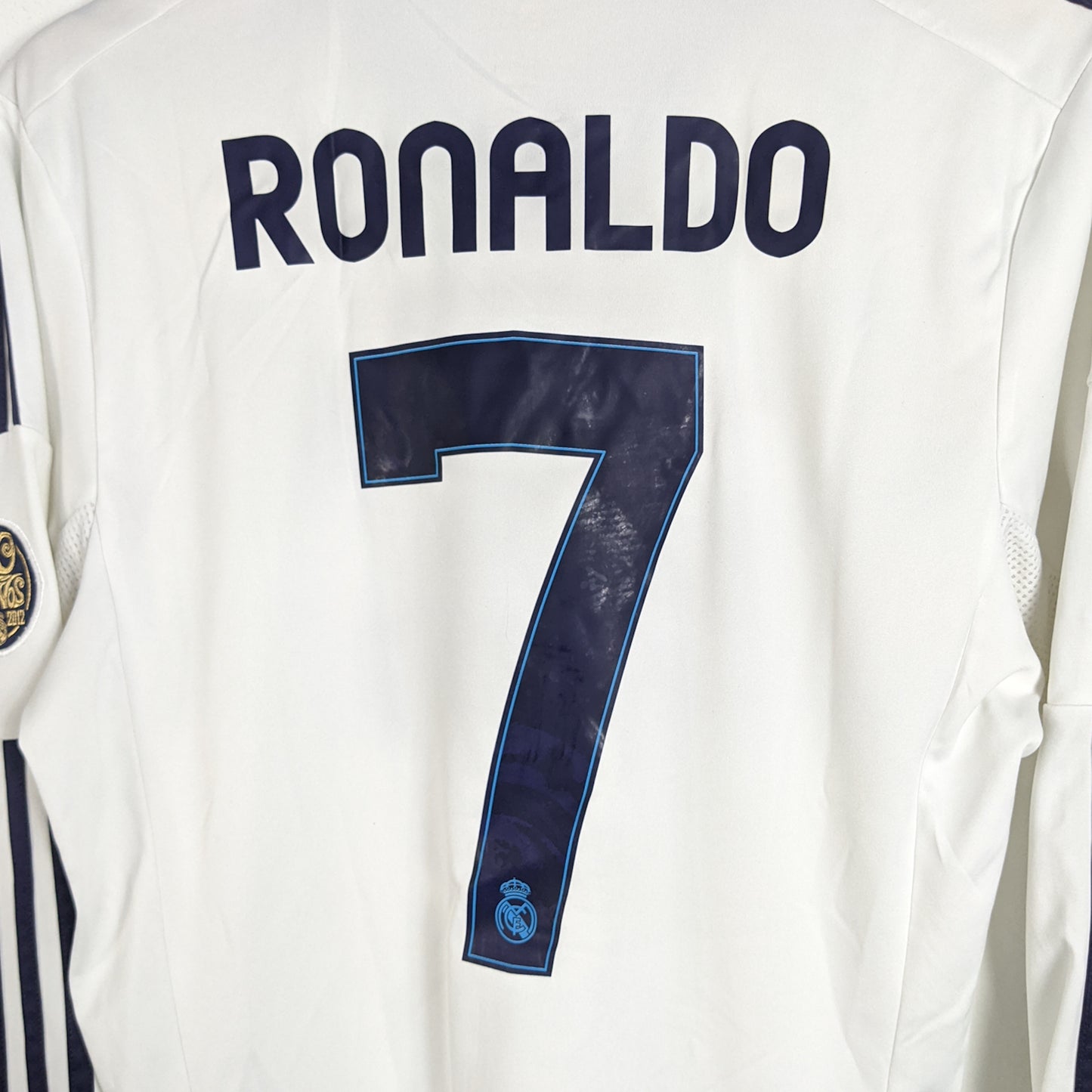Original Real Madrid 2012/13 Home - Ronaldo #7 Size M (Long Sleeve)