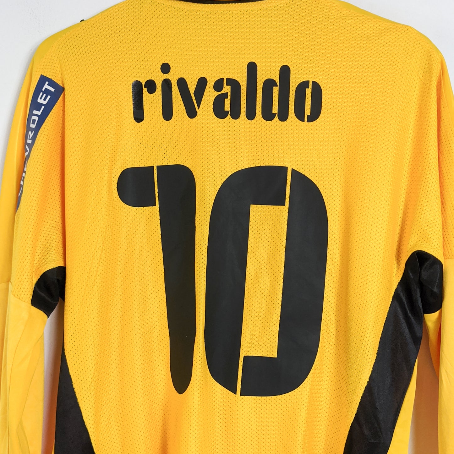 Original AEK Athens 2008/09 Home - Rivaldo #10 Size M (Long Sleeve)