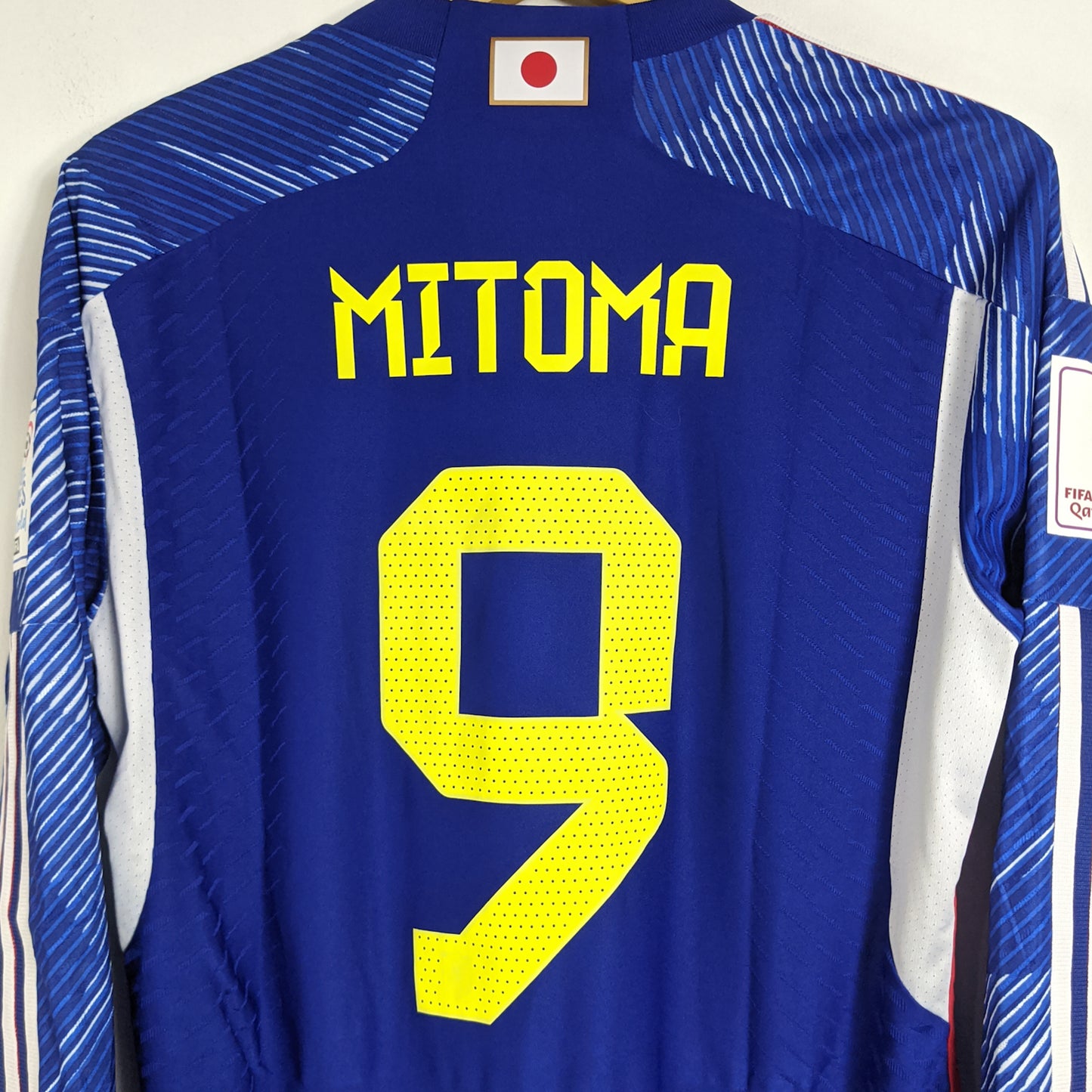 Original Japan 2022 Home - Mitoma #9 Size M (Player Issue) (Long Sleeve)