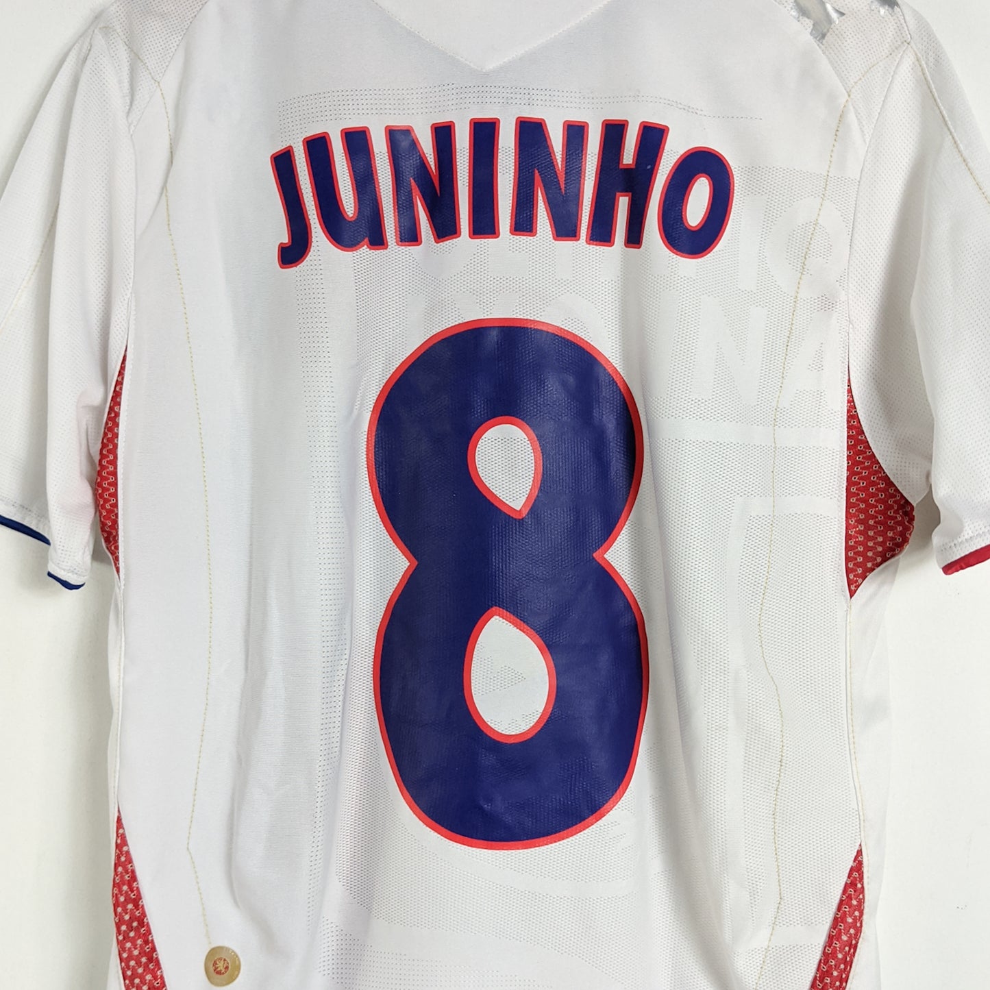 Original Lyon 2006/07 Home - Juninho #8 Size M
