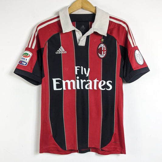 Original AC Milan 2012/13 Home - Balotelli #45 Size S