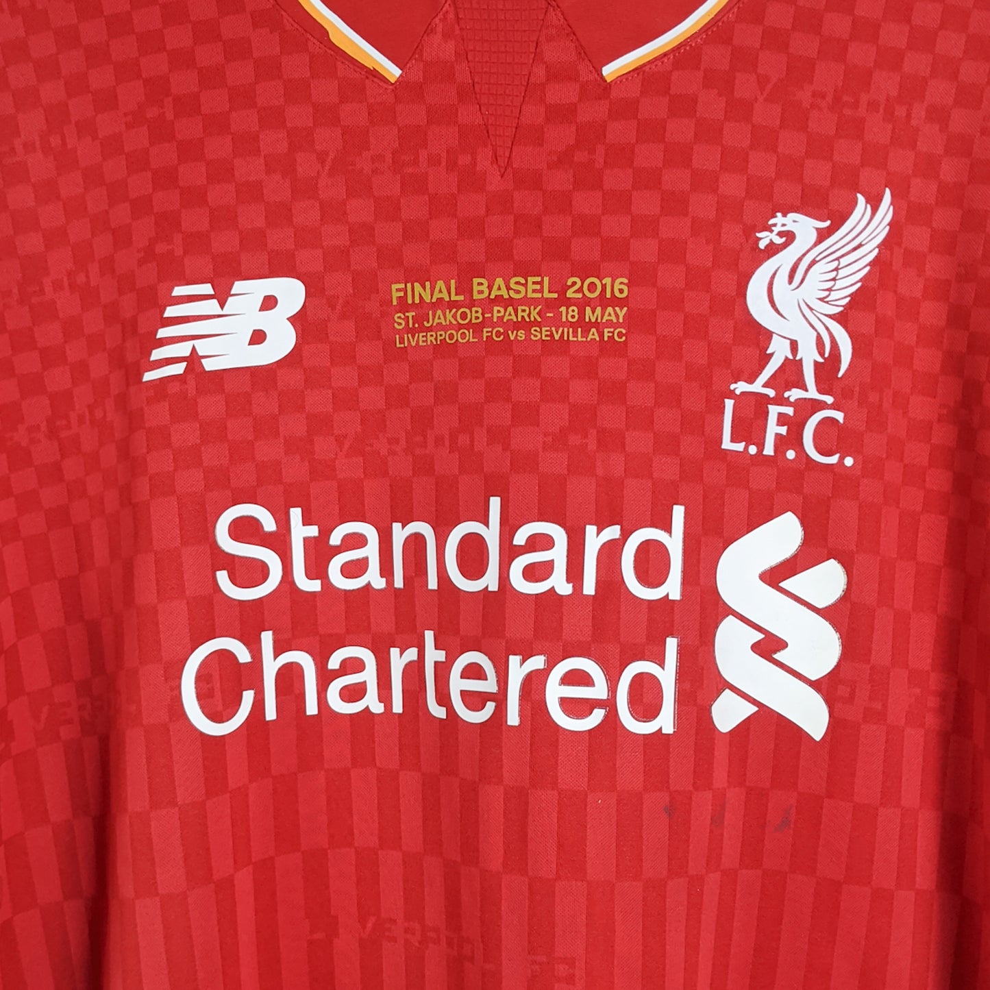 Original Liverpool 2015/16 Home - Sturridge #15 Size L (Long Sleeve)