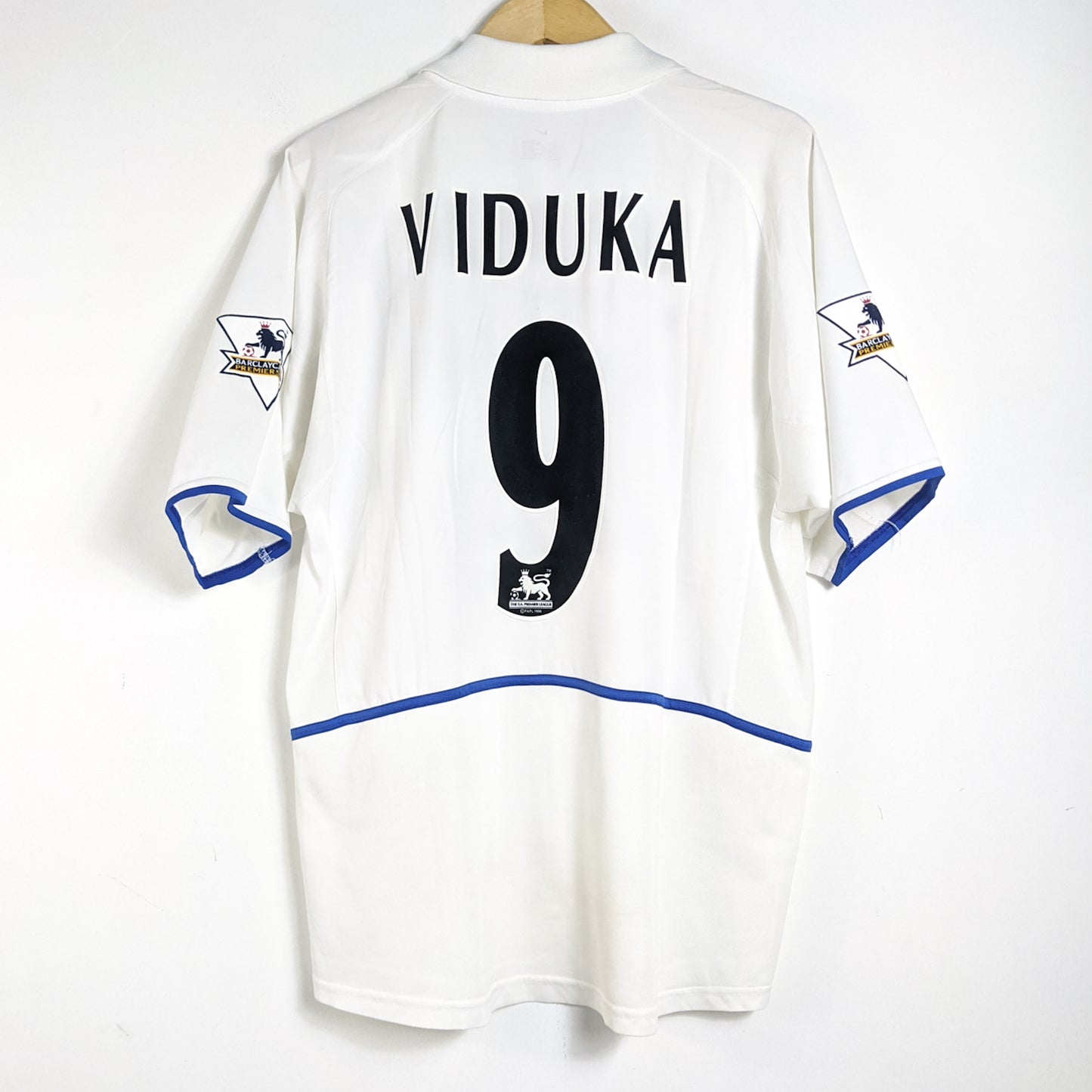 Original Leeds 2003/04 Home - Viduka #9 Size L