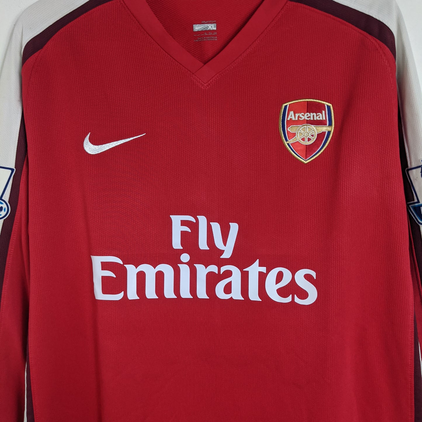 Original Arsenal 2008/10 Home - Rosicky #7 Size XL (Long Sleeve)