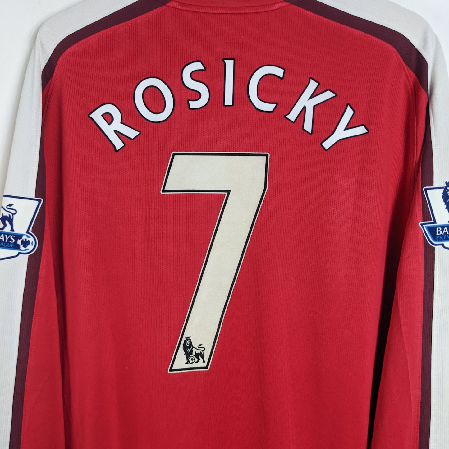 Original Arsenal 2008/10 Home - Rosicky #7 Size XL (Long Sleeve)