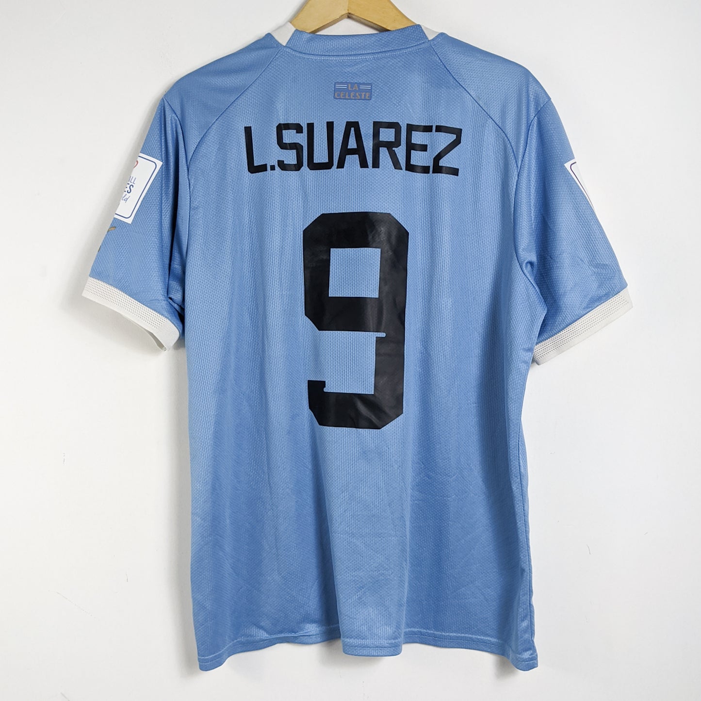 Original Uruguay 2022 Home - L.Suarez #9 Size XL