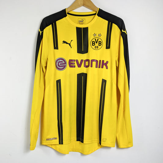 Original Dortmund 2016/17 Home - Reus #11 Size M (Long Sleeve)