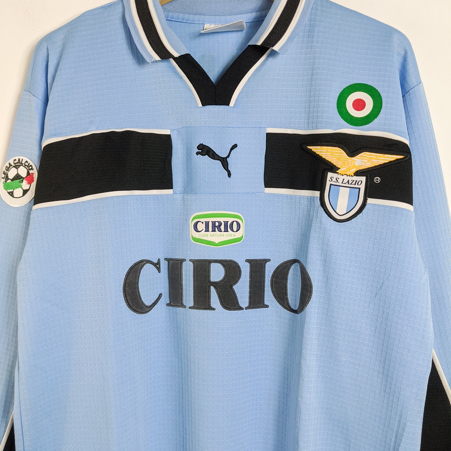 Original Lazio 1998/99 Home - Mancini #10 Size M (Long Sleeve)
