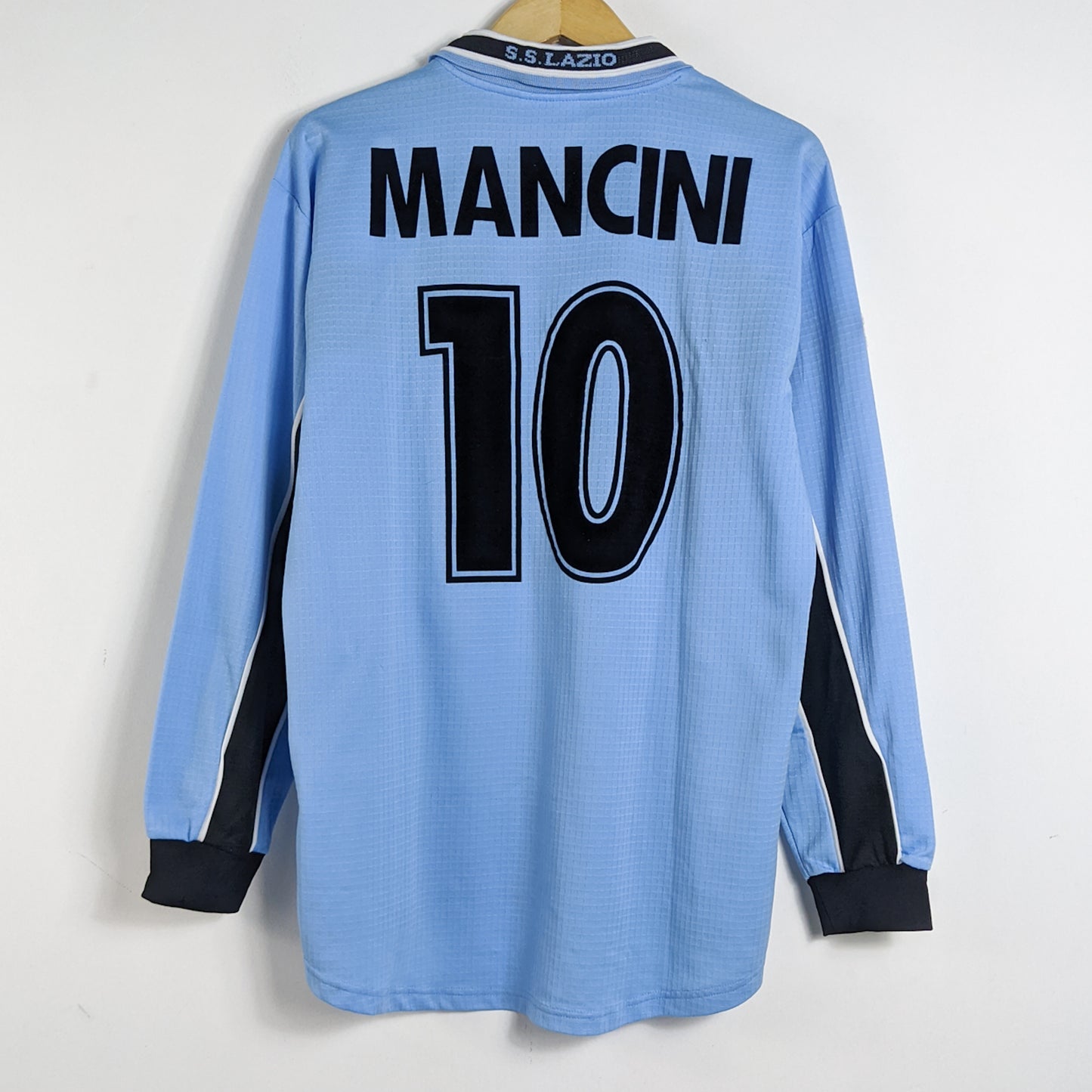 Original Lazio 1998/99 Home - Mancini #10 Size M (Long Sleeve)