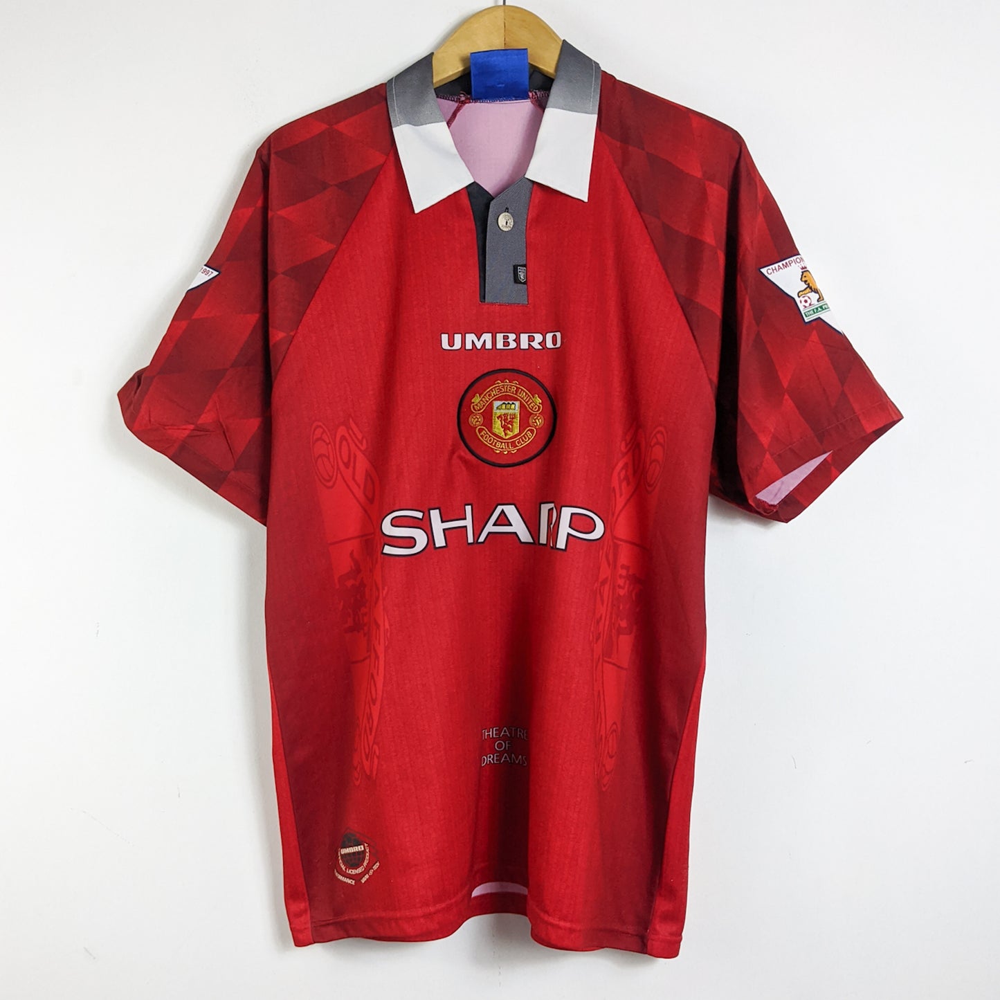 Original Manchester United 1997/98 Home - Keane #16 Size L