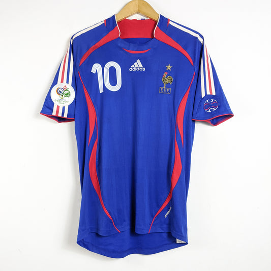 Original France 2006 Home - Zidane #10 Size fit M (Player Issue)