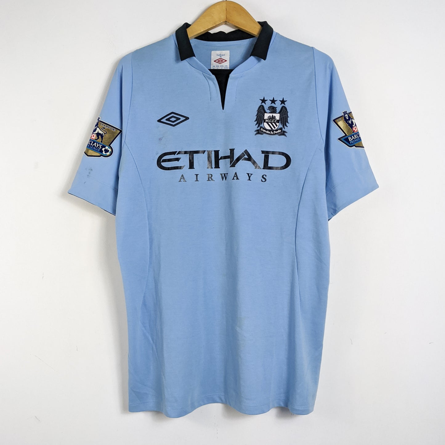 Original Manchester City 2012/13 Home - Kun Aguero #16 Size fit L