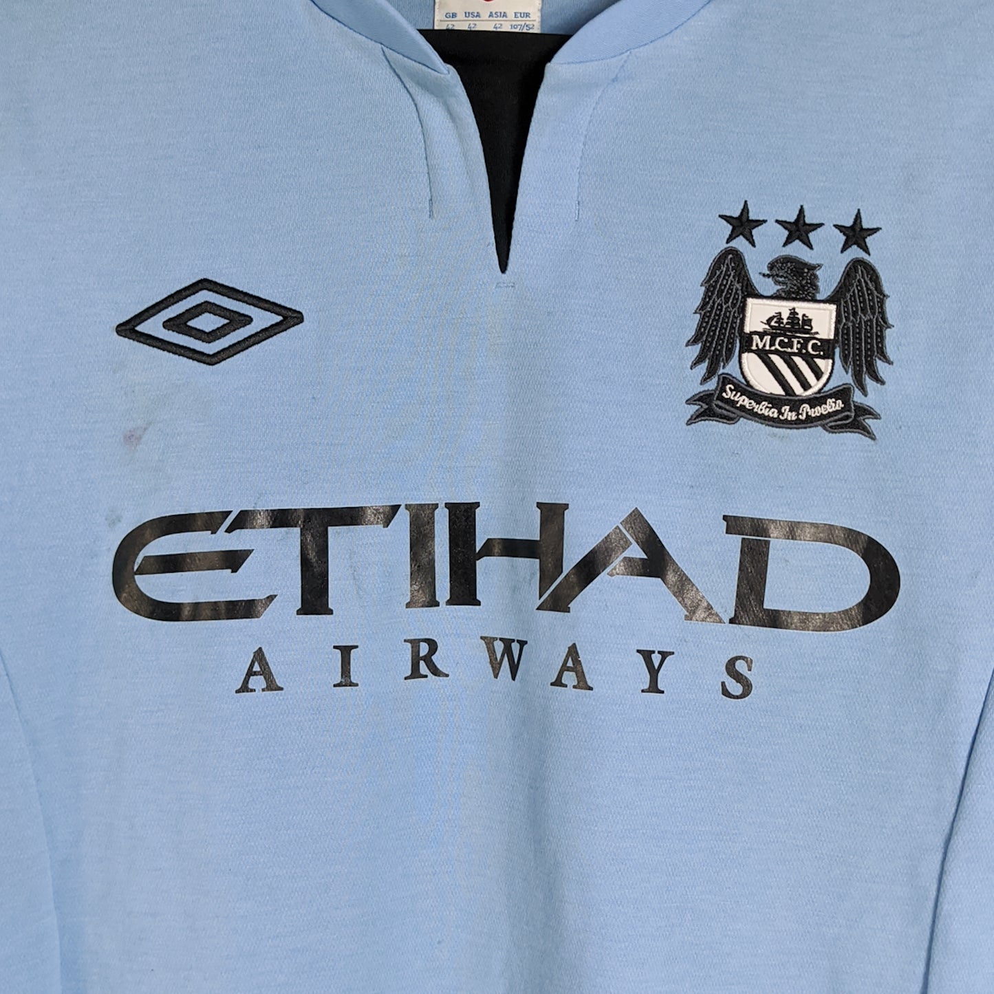 Original Manchester City 2012/13 Home - Kun Aguero #16 Size fit L