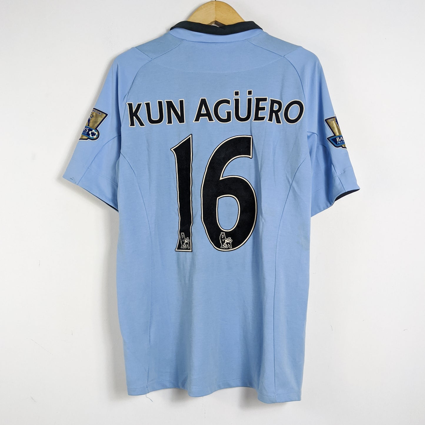 Original Manchester City 2012/13 Home - Kun Aguero #16 Size fit L