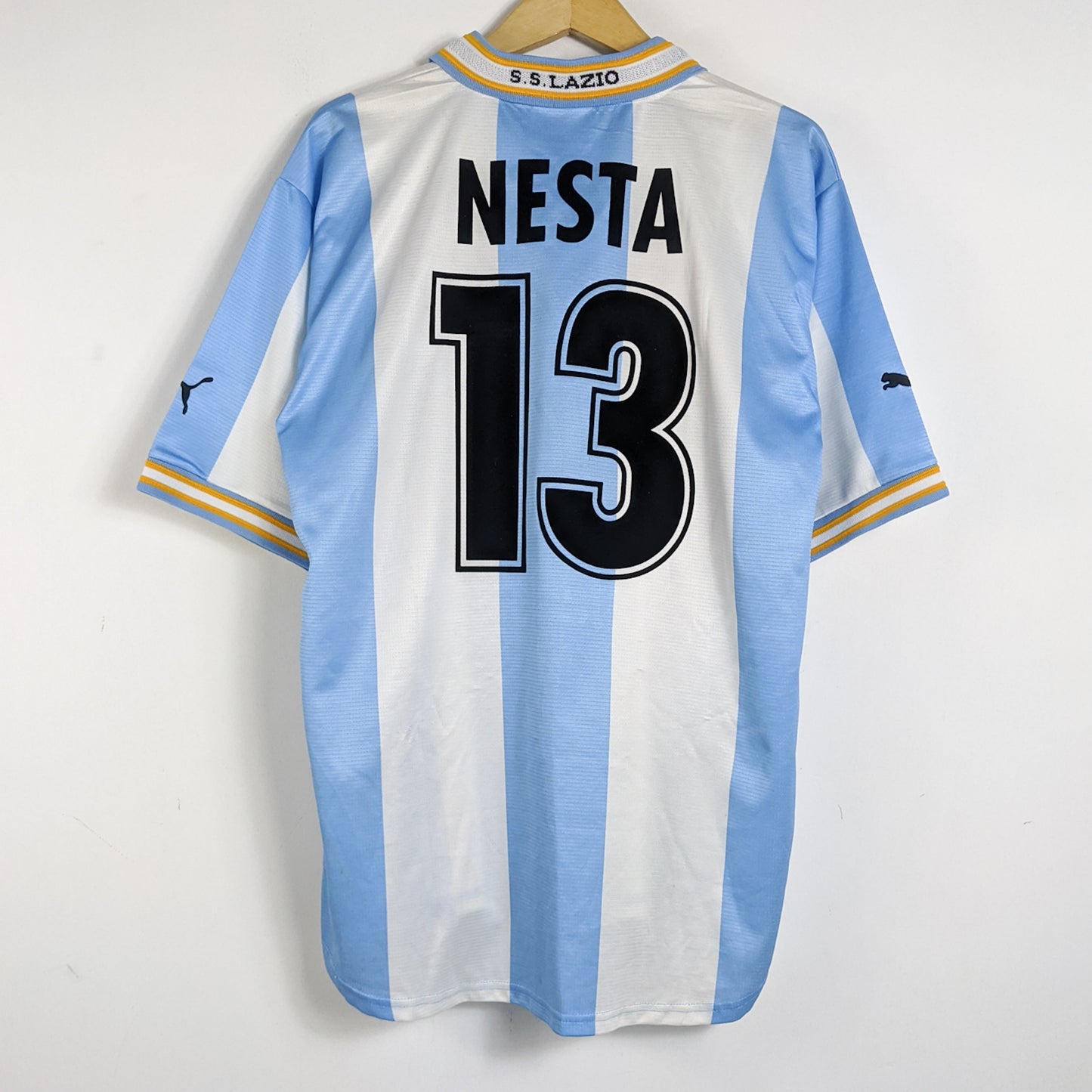 Original Lazio 1999/00 Home - Nesta #13 Size M (UCL Version)
