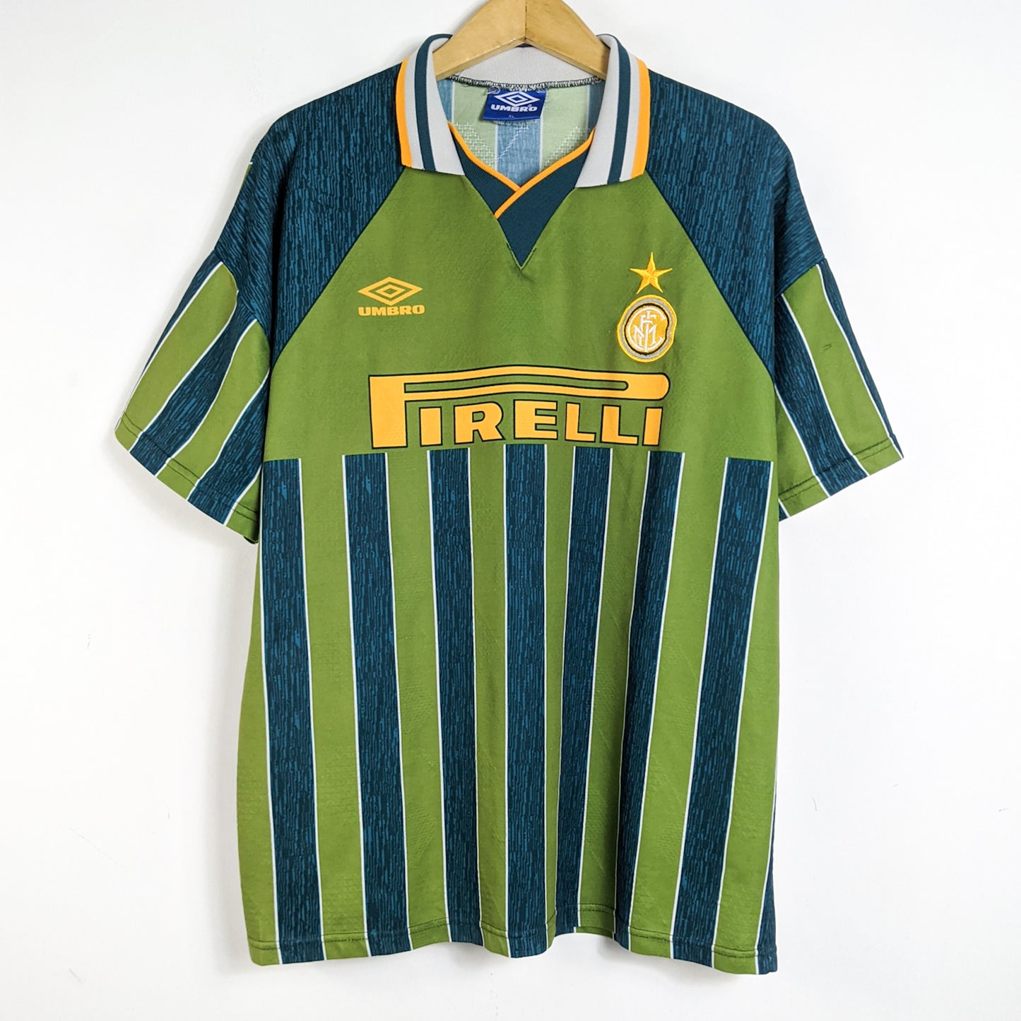 Original Inter 1995/96 Away - R.Carlos #6 Size XL