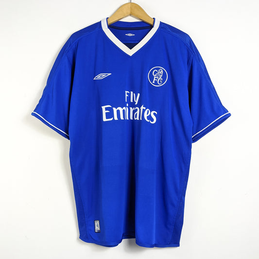 Original Chelsea 2003/05 Home - Mutu #7 Size XL
