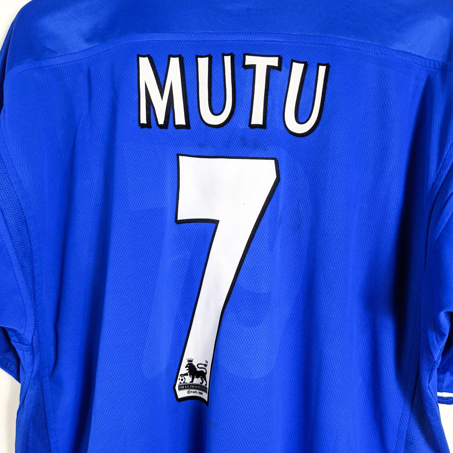 Original Chelsea 2003/05 Home - Mutu #7 Size XL