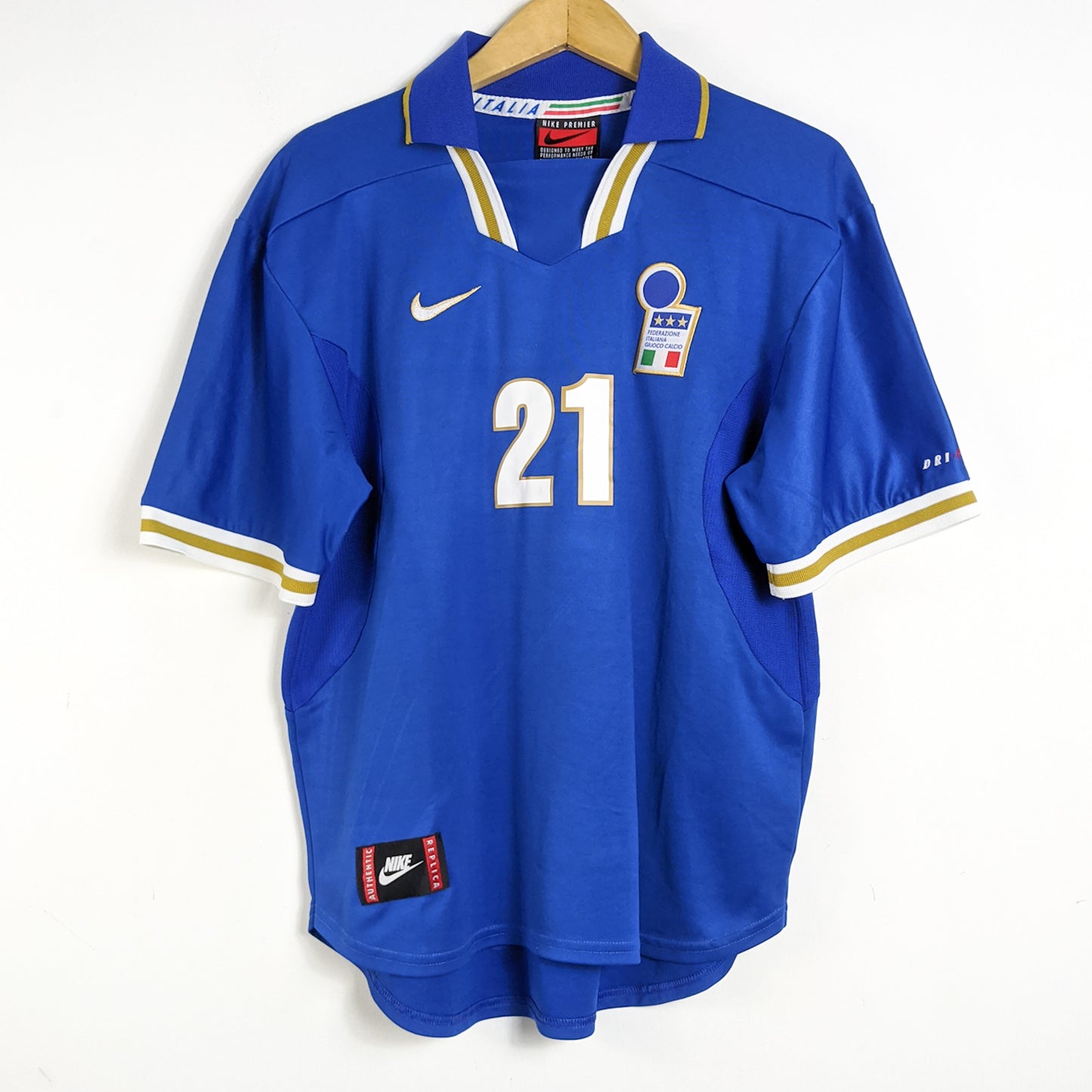 Original Italy 1996 Home - Zola #21 Size L