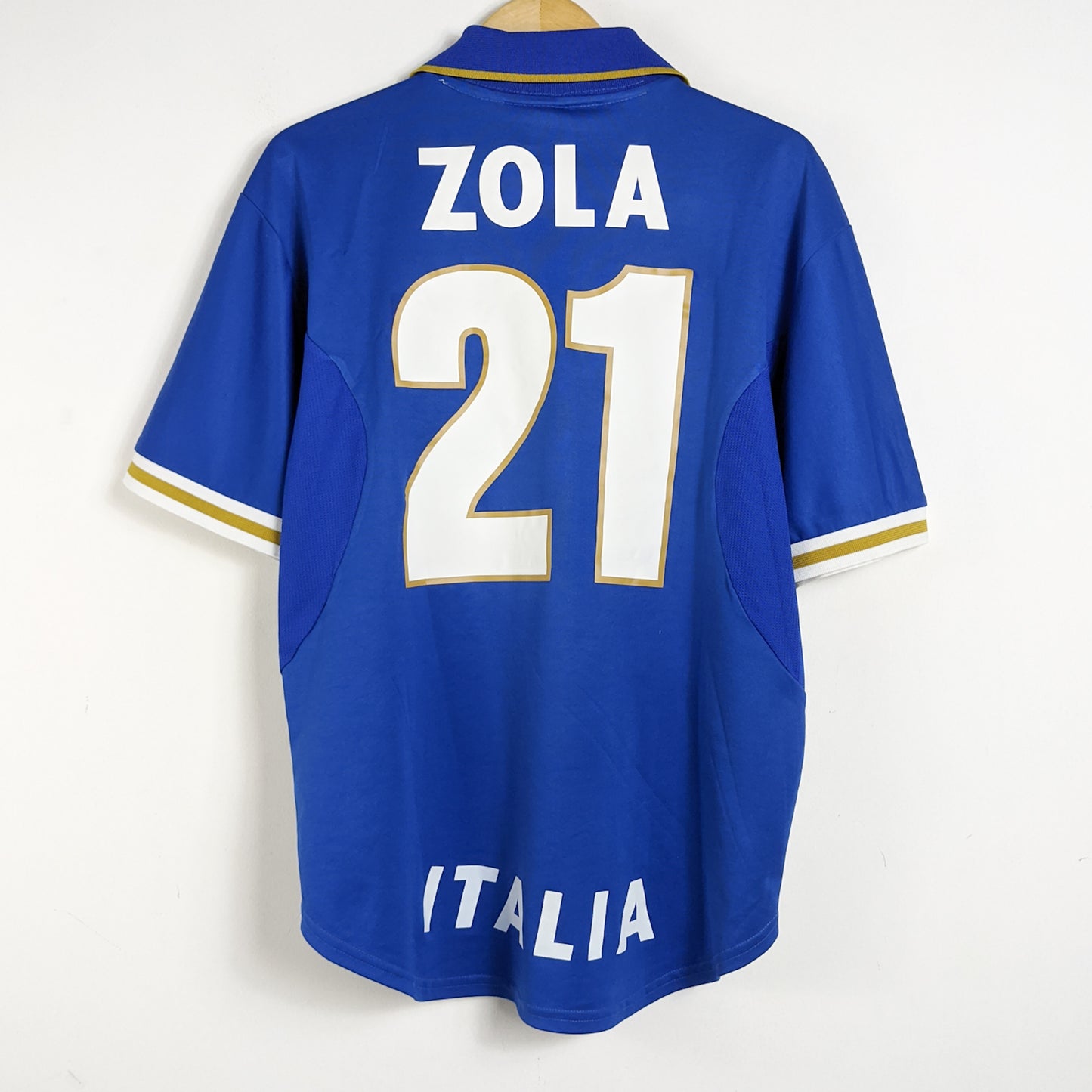 Original Italy 1996 Home - Zola #21 Size L