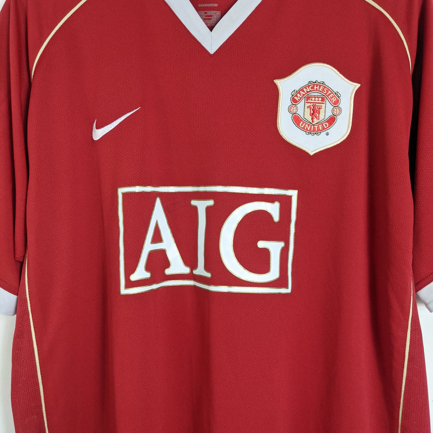 Original Manchester United 2006/07 Home - Ronaldo #7 Size XL