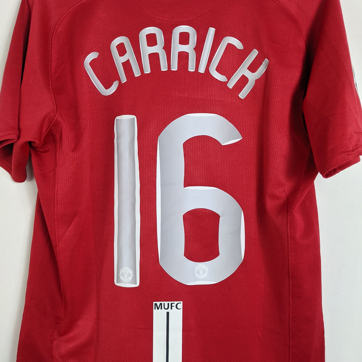 Original Manchester United 2007/08 Home - Carrick #16 Size M