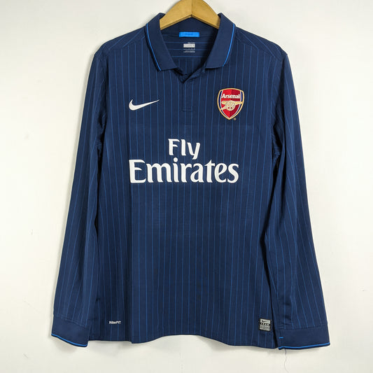 Original Arsenal 2009/10 Away - Fabregas #4 Size L (Long Sleeve)