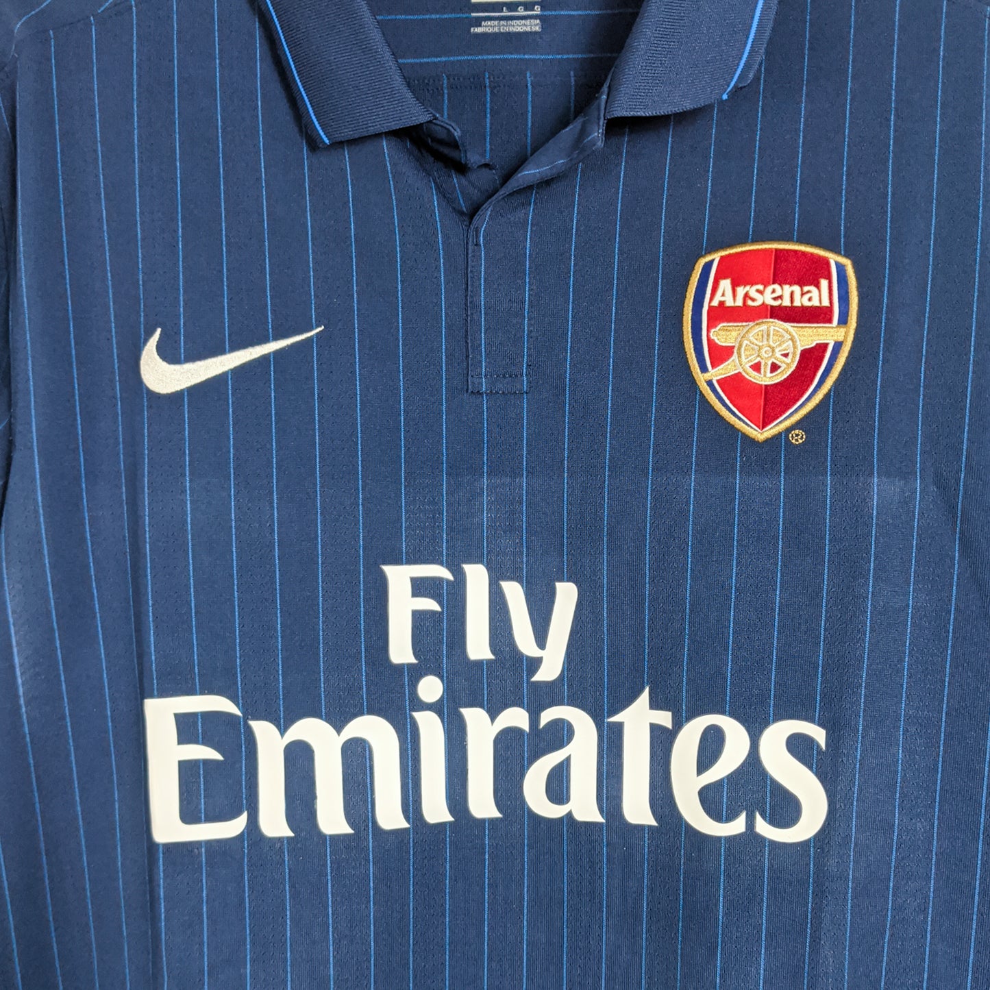 Original Arsenal 2009/10 Away - Fabregas #4 Size L (Long Sleeve)