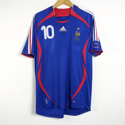 Original France 2006 Home - Zidane #10 Size L