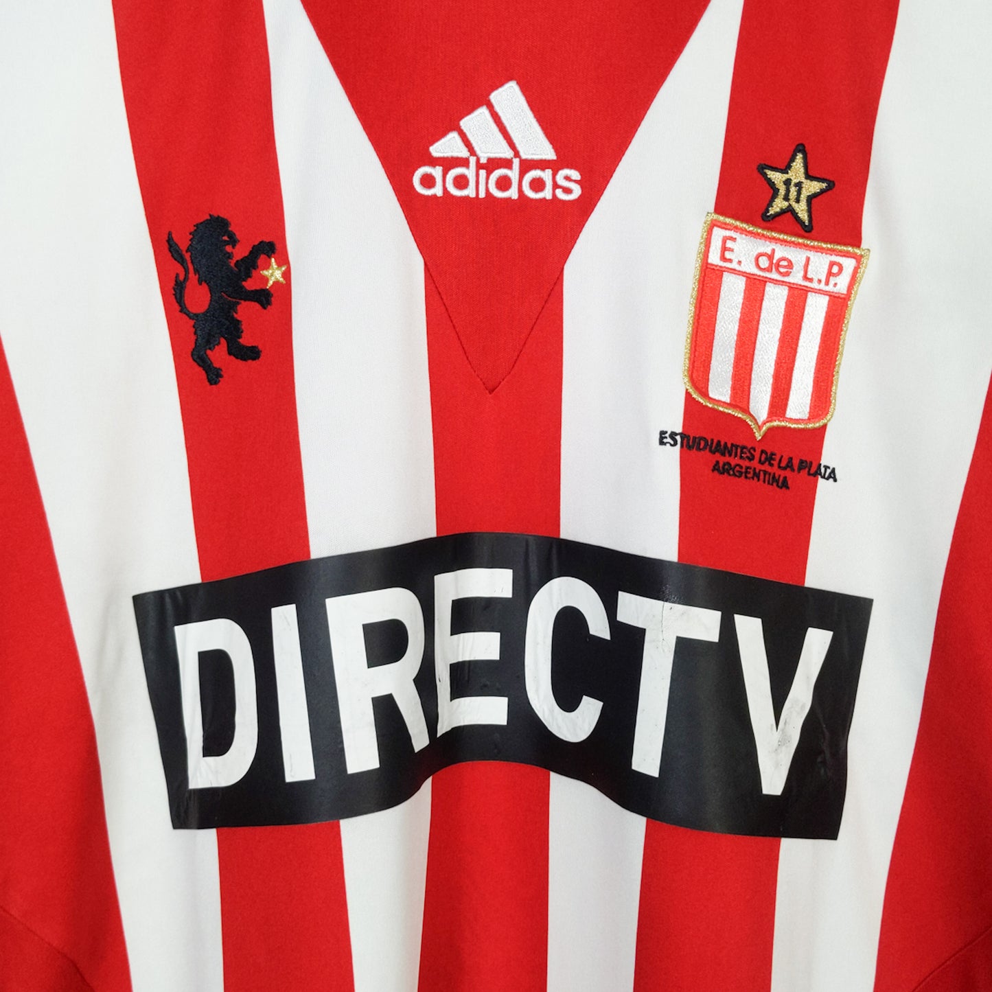 Original Estudiantes 2013/14 Home - Veron #11 Size M (Player Issue)