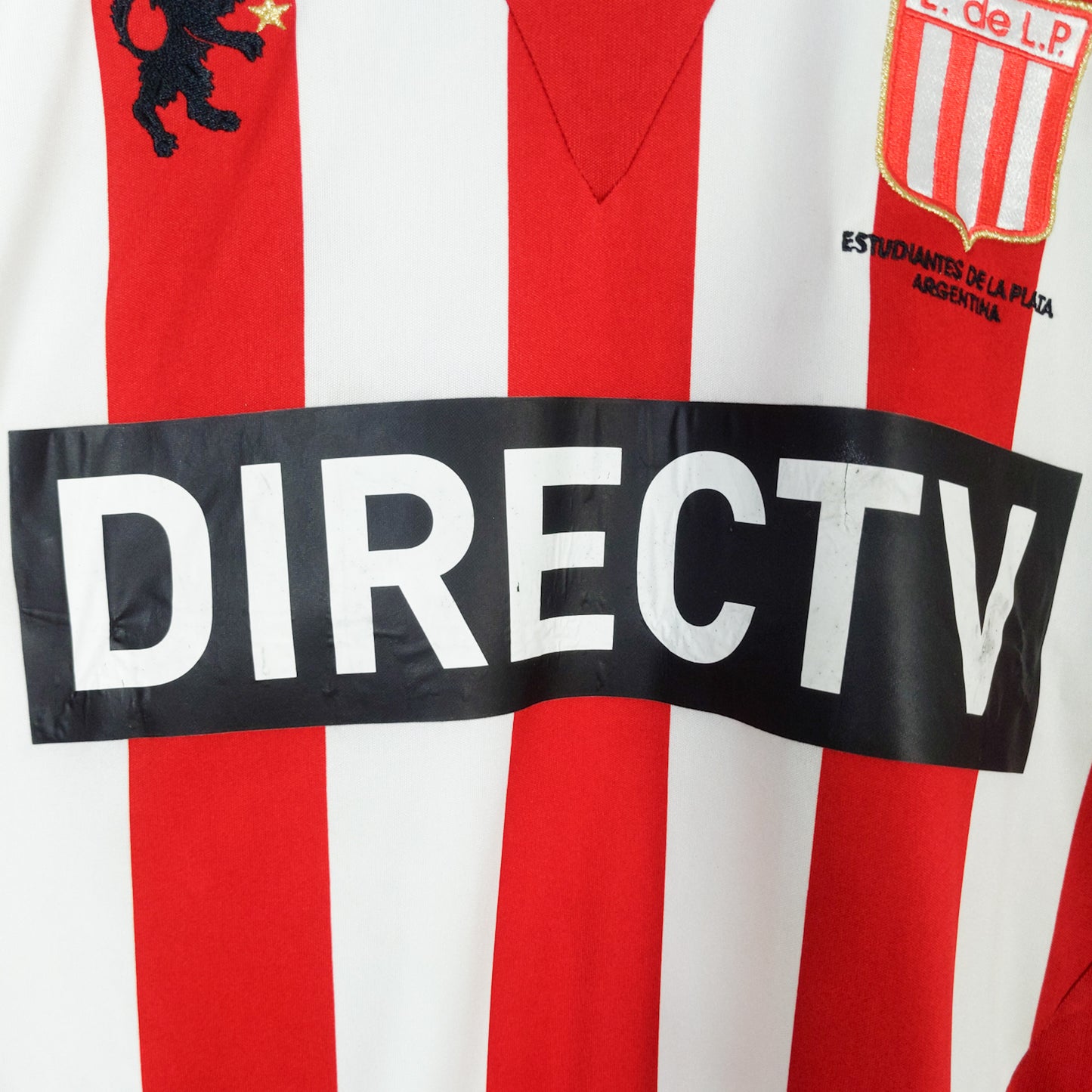 Original Estudiantes 2013/14 Home - Veron #11 Size M (Player Issue)