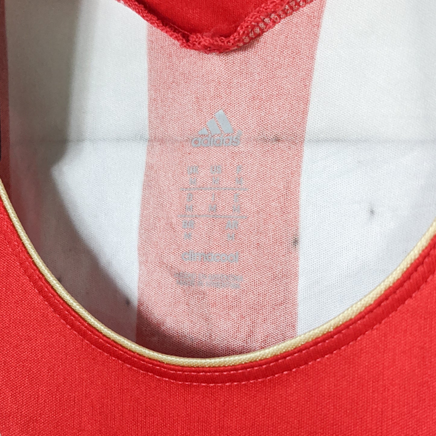 Original Estudiantes 2013/14 Home - Veron #11 Size M (Player Issue)