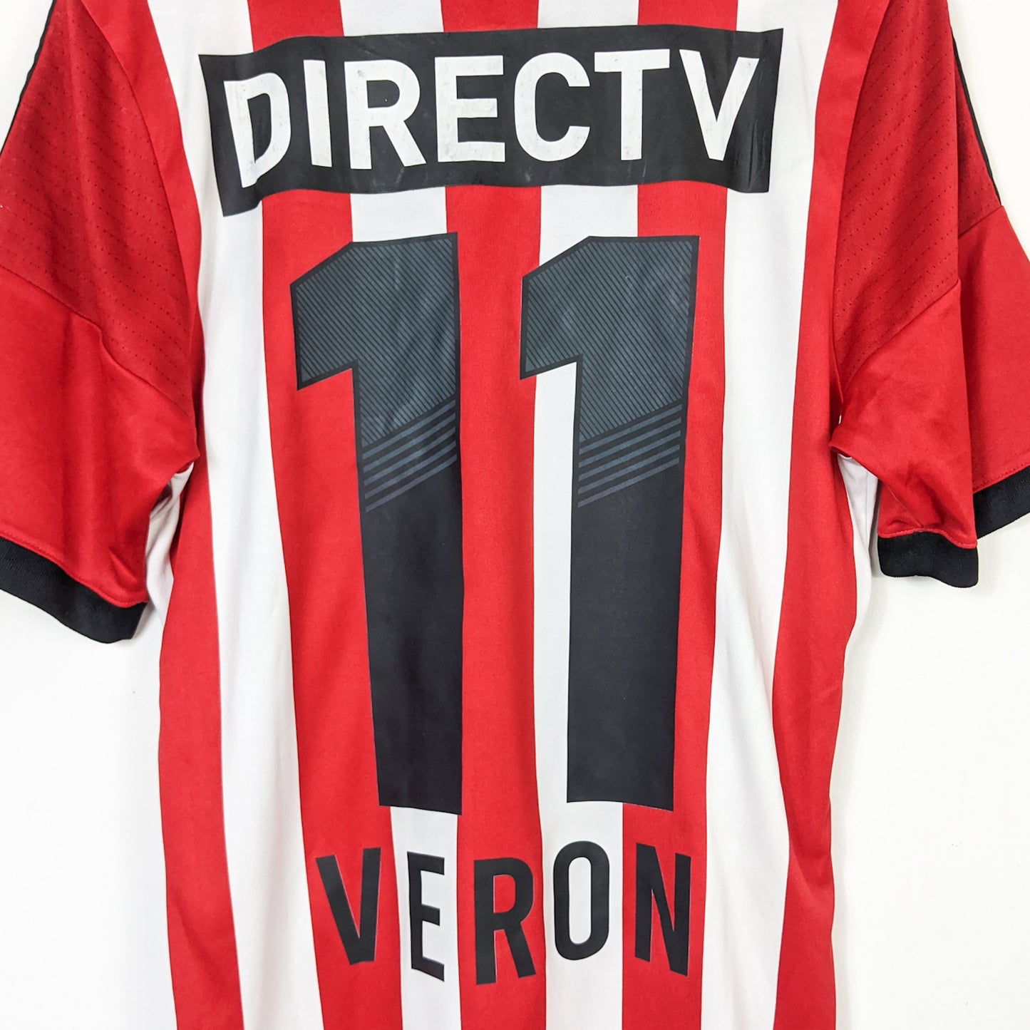 Original Estudiantes 2013/14 Home - Veron #11 Size M (Player Issue)