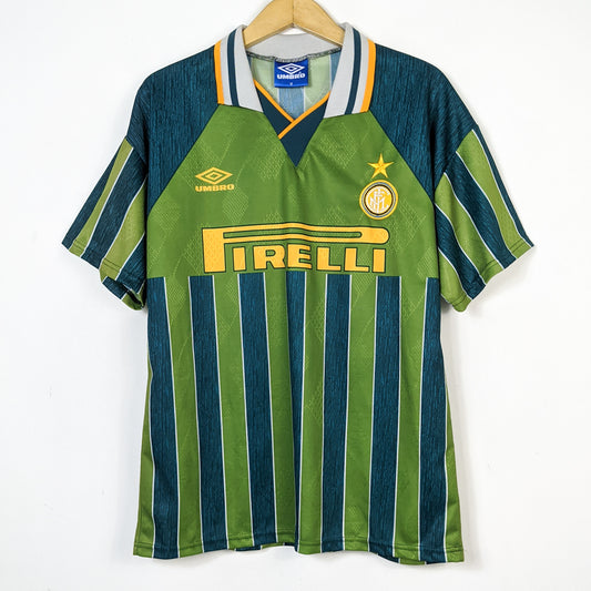 Original Inter Milan 1995/96 Away - Zanetti #4 Size M