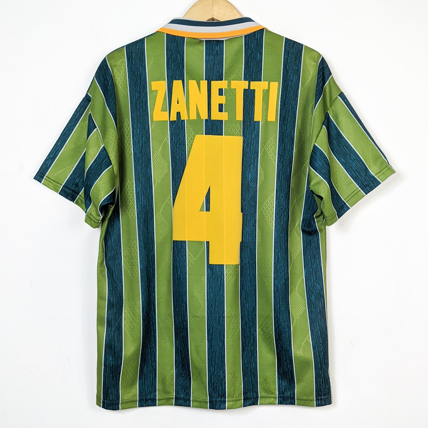 Original Inter Milan 1995/96 Away - Zanetti #4 Size M